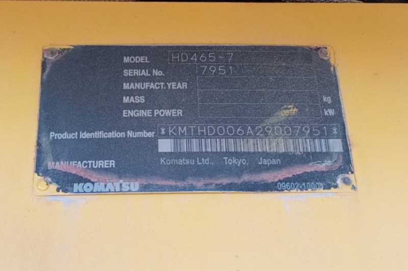 OmecoHub - Immagine KOMATSU HD465-7